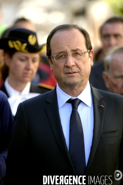 François HOLLANDE à la commémoration des martyrs de Tulle.