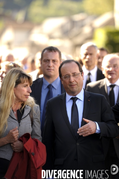 François HOLLANDE à la commémoration des martyrs de Tulle.