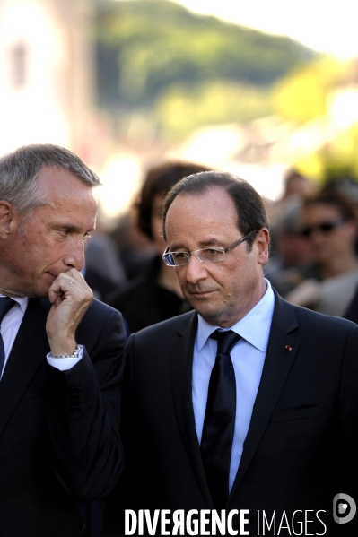 François HOLLANDE à la commémoration des martyrs de Tulle.