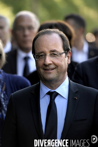 François HOLLANDE à la commémoration des martyrs de Tulle.