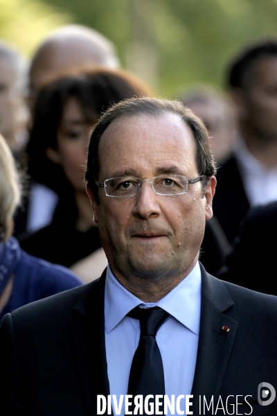 François HOLLANDE à la commémoration des martyrs de Tulle.