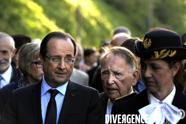 François HOLLANDE à la commémoration des martyrs de Tulle.