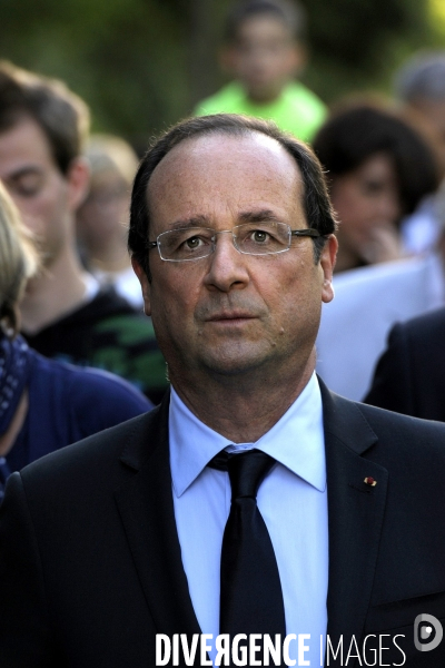 François HOLLANDE à la commémoration des martyrs de Tulle.