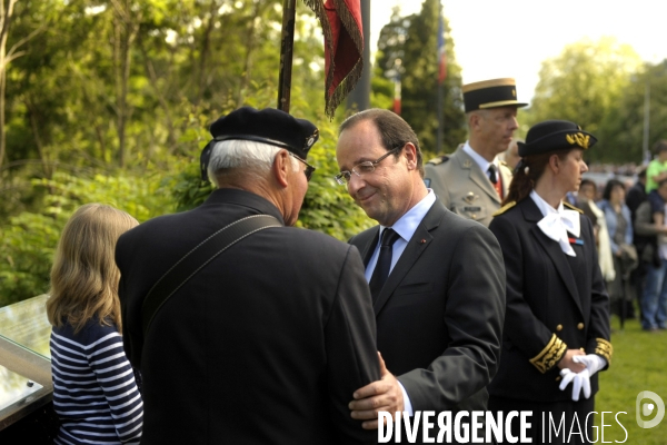 François HOLLANDE à la commémoration des martyrs de Tulle.