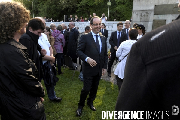 François HOLLANDE à la commémoration des martyrs de Tulle.