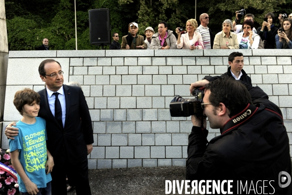 François HOLLANDE à la commémoration des martyrs de Tulle.