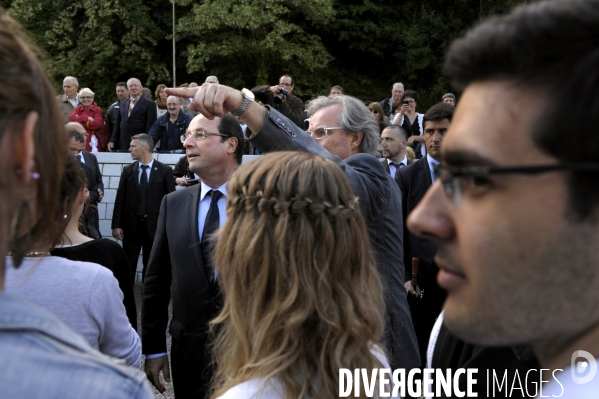 François HOLLANDE à la commémoration des martyrs de Tulle.