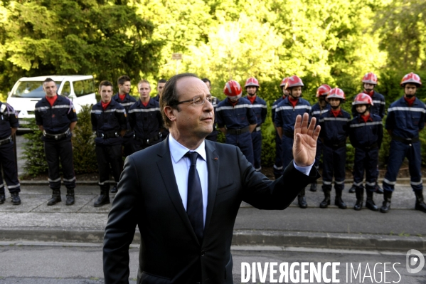 François HOLLANDE à la commémoration des martyrs de Tulle.