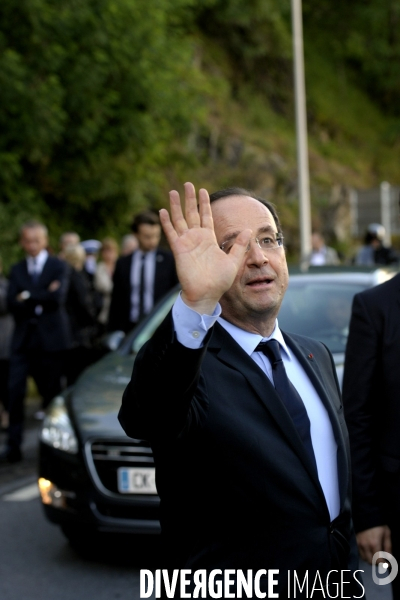 François HOLLANDE à la commémoration des martyrs de Tulle.