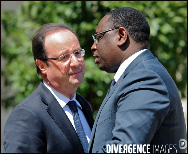 François Hollande reçoit des chefs d états africains