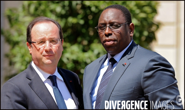 François Hollande reçoit des chefs d états africains