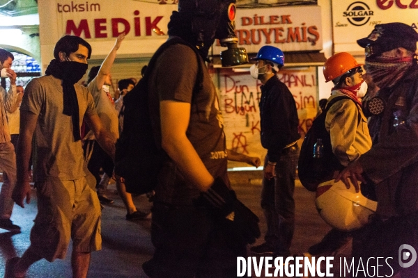 Nouvelle nuit d incidents, Istanbul