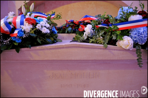 Cérémonie d hommage à Jean Moulin au Panthéon
