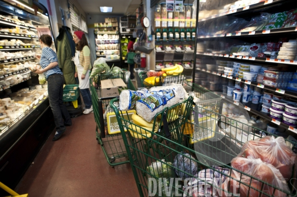 Park Slope Food Coop, supermarché coopératif à Brooklyn, New-york