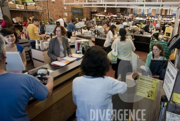 Park Slope Food Coop, supermarché coopératif à Brooklyn, New-york