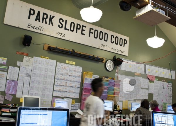 Park Slope Food Coop, supermarché coopératif à Brooklyn, New-york