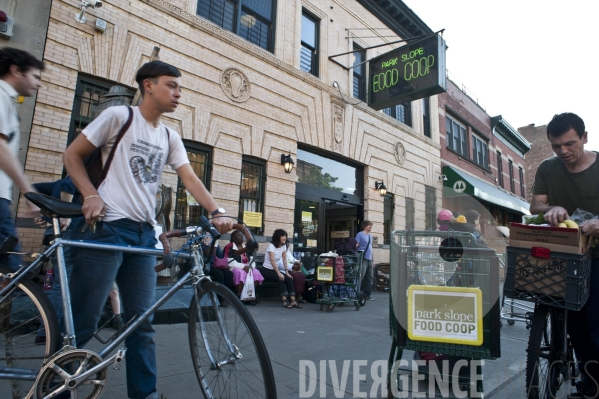 Park Slope Food Coop, supermarché coopératif à Brooklyn, New-york