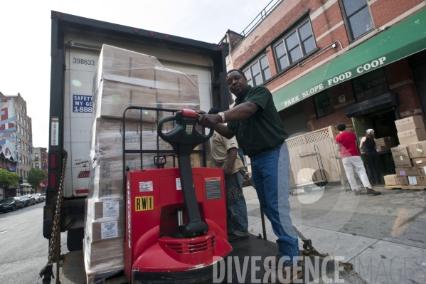 Park Slope Food Coop, supermarché coopératif à Brooklyn, New-york