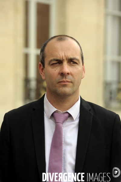 François HOLLANDE reçoit les représentants syndicaux européens