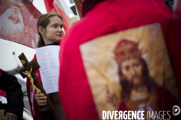 Manifestation contre Golgota Picnic