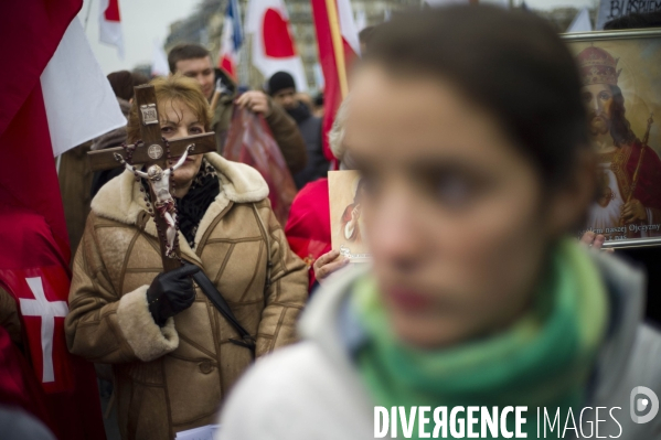 Manifestation contre Golgota Picnic