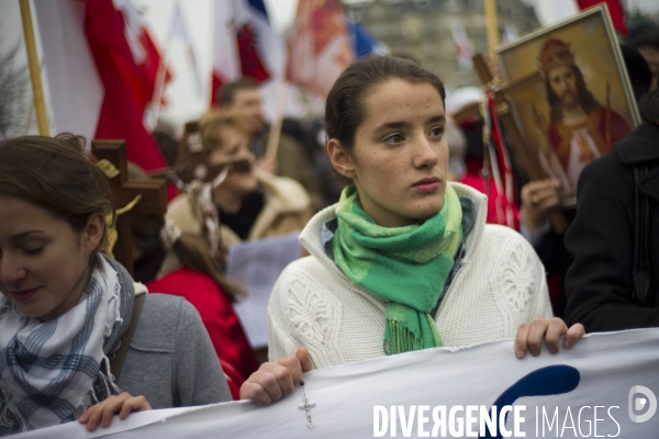 Manifestation contre Golgota Picnic