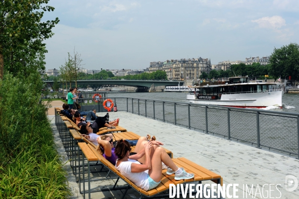 Amenagement pietonnier des Berges de Seine rive gauche