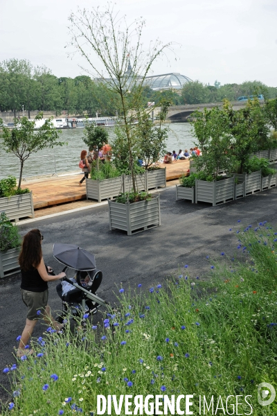 Amenagement pietonnier des Berges de Seine rive gauche