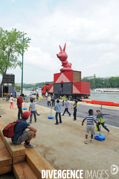 Amenagement pietonnier des Berges de Seine rive gauche