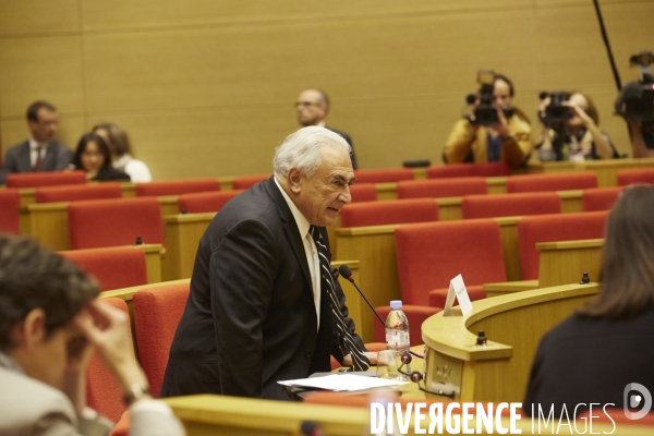 Audition senat dsk dominique strauss kahn