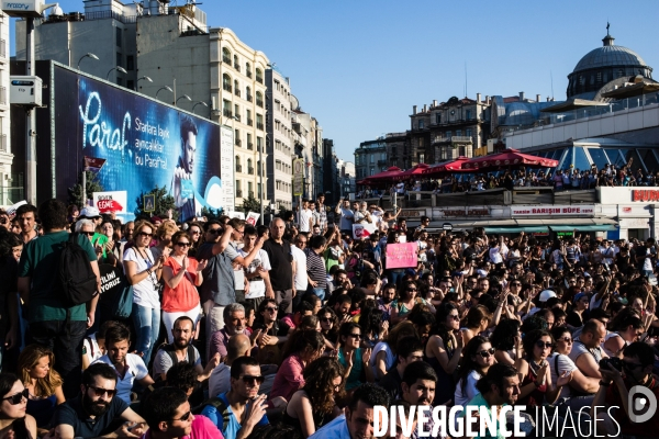 Protest against police killing, Istanbul