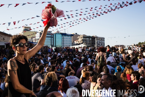 Protest against police killing, Istanbul