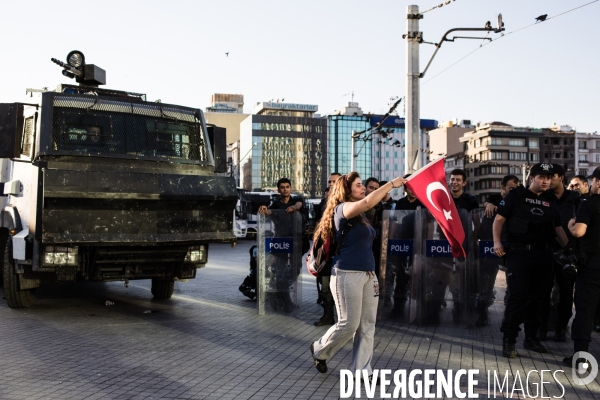 Protest against police killing, Istanbul