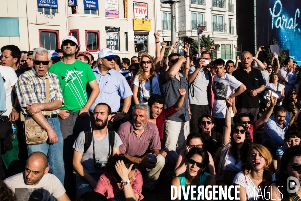 Protest against police killing, Istanbul