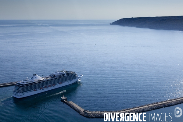 Vue aerienne du Grand Port Maritime de Marseille