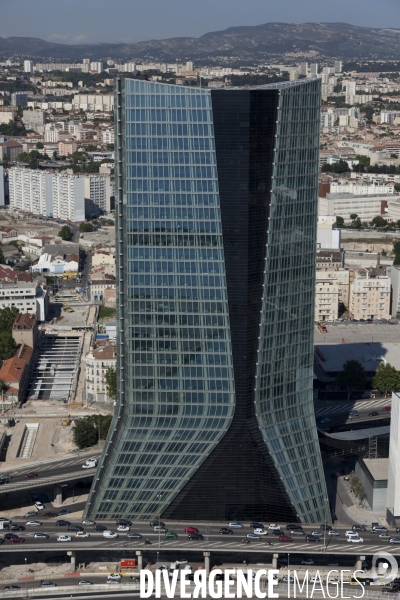 Vue aerienne de Marseille