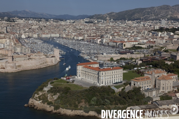 Vue aerienne de Marseille