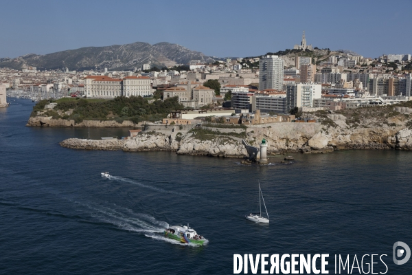 Vue aerienne de Marseille