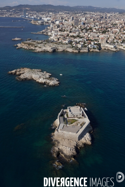 Vue aerienne de Marseille