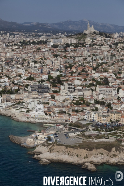 Vue aerienne de Marseille