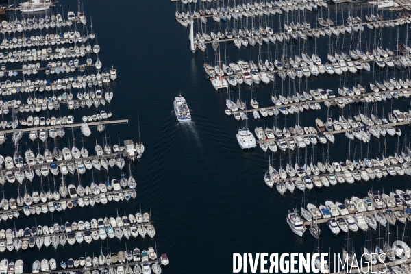 Vue aerienne de Marseille