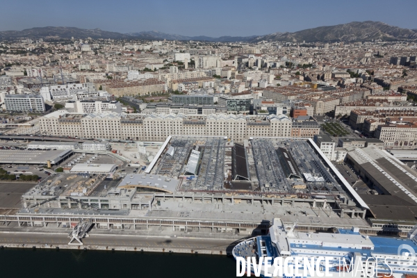 Vue aerienne de Marseille