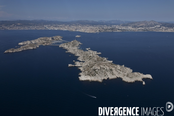 Vue aerienne de Marseille