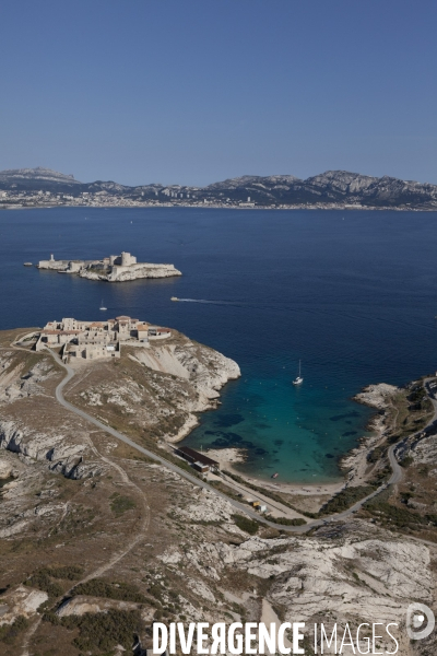 Vue aerienne de Marseille