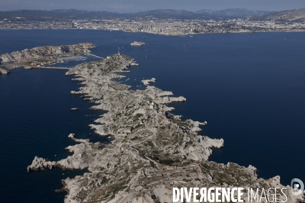 Vue aerienne de Marseille