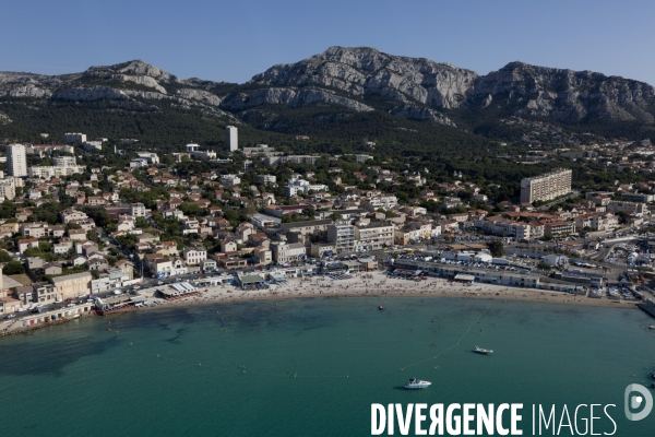 Vue aerienne de Marseille