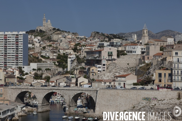 Vue aerienne de Marseille