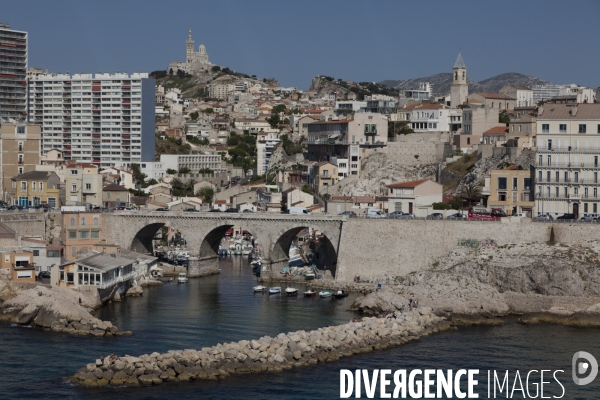 Vue aerienne de Marseille