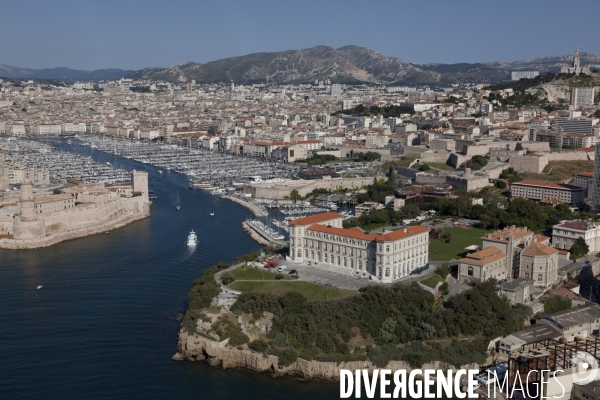 Vue aerienne de Marseille