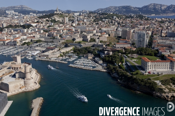 Vue aerienne de Marseille